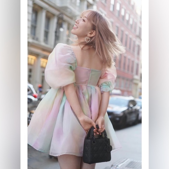 NWT Selkie puff dress. Size S - Picture 6 of 16